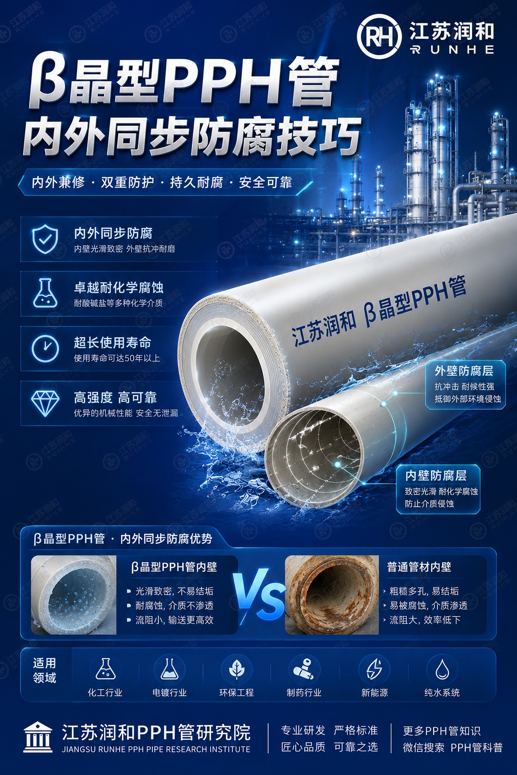 β晶型PPH管内外同步防腐指南 · 配图 1