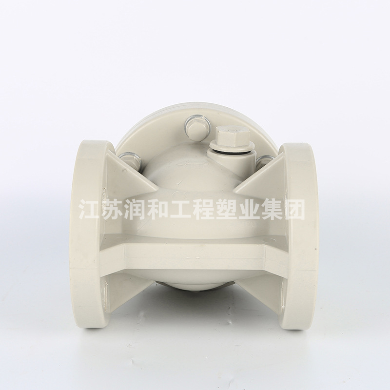 β晶型PPH法兰旋启式止回阀H44F-10S均聚聚丙烯 · 配图 4