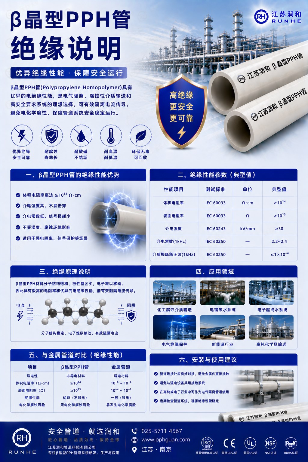 β晶型PPH管绝缘性说明 · 配图 1
